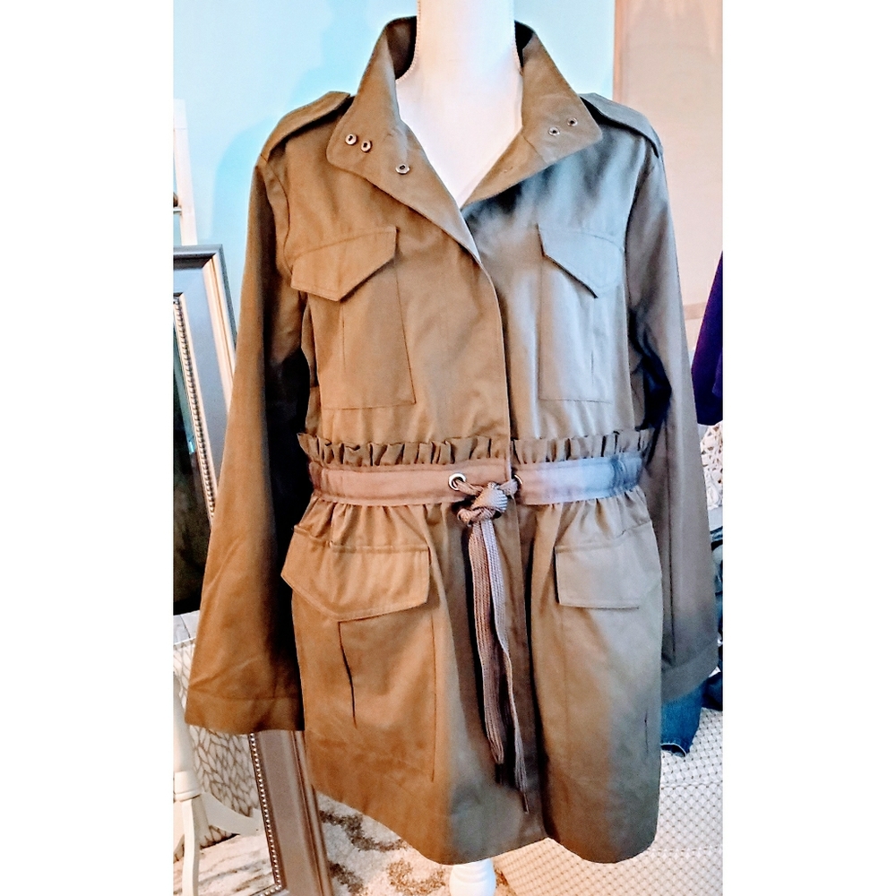 Simply Vera, Vera Wang Jacket - Olive Green XL